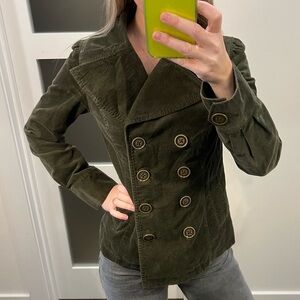 🍂🍁Vintage Mossimo Supply🍁🍂 Target Jacket Green Tweed/Corduroy Green Size S